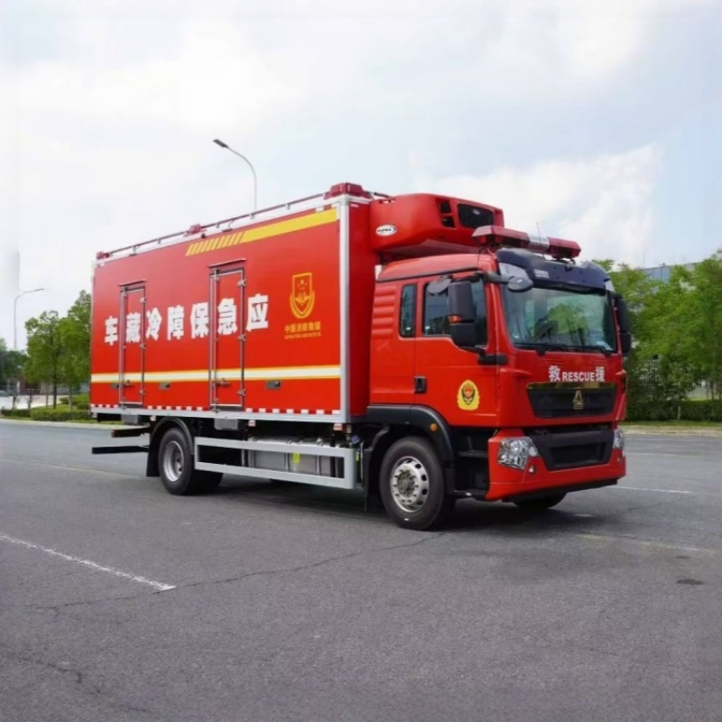 Sinotruk Howo mobile freezer box-type refrigerated truck