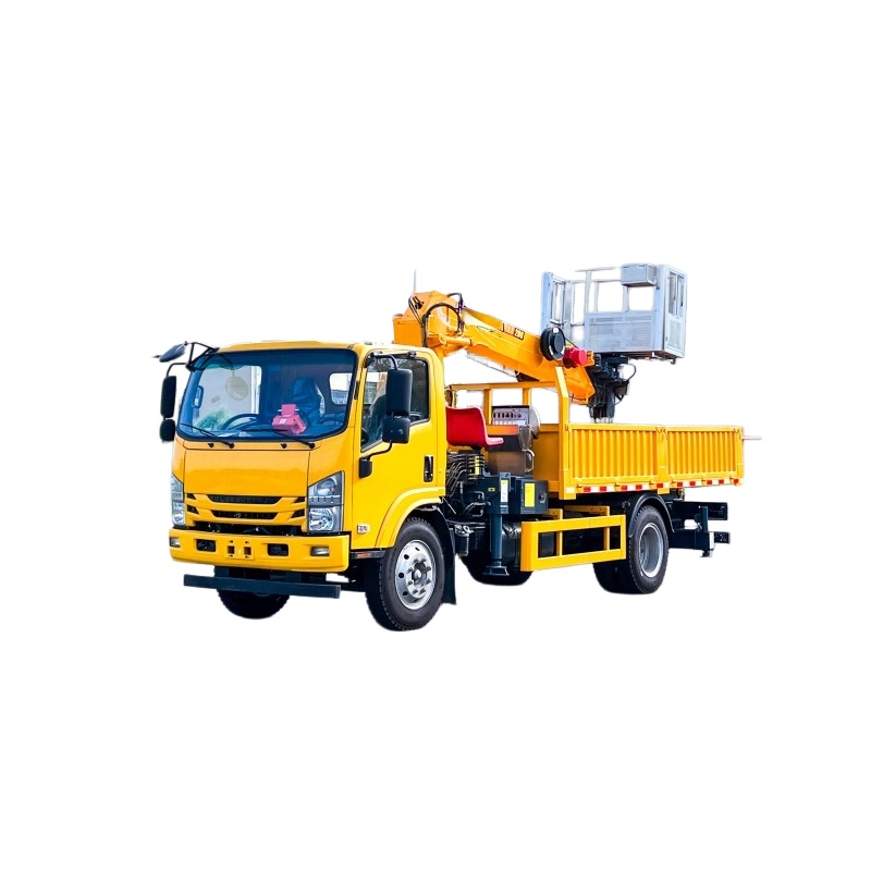 ISUZU 20m Truck Mounted Aerial Work Platform with Cargo