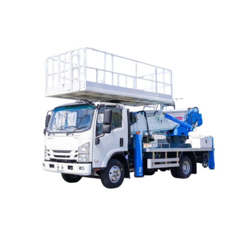 ISUZU 20M Telescopic Boom AeriaWork Truck With Large Working Platform