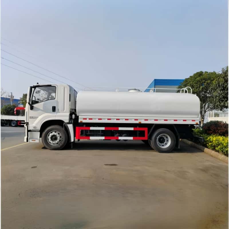 Isuzu 15-cubic-meter stainless steel water supply truck