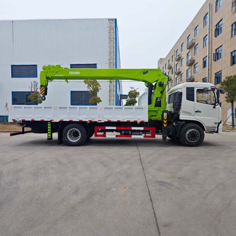 Dongfeng Tianjin 12 Ton 5-Section Boom Truck Mounted Crane