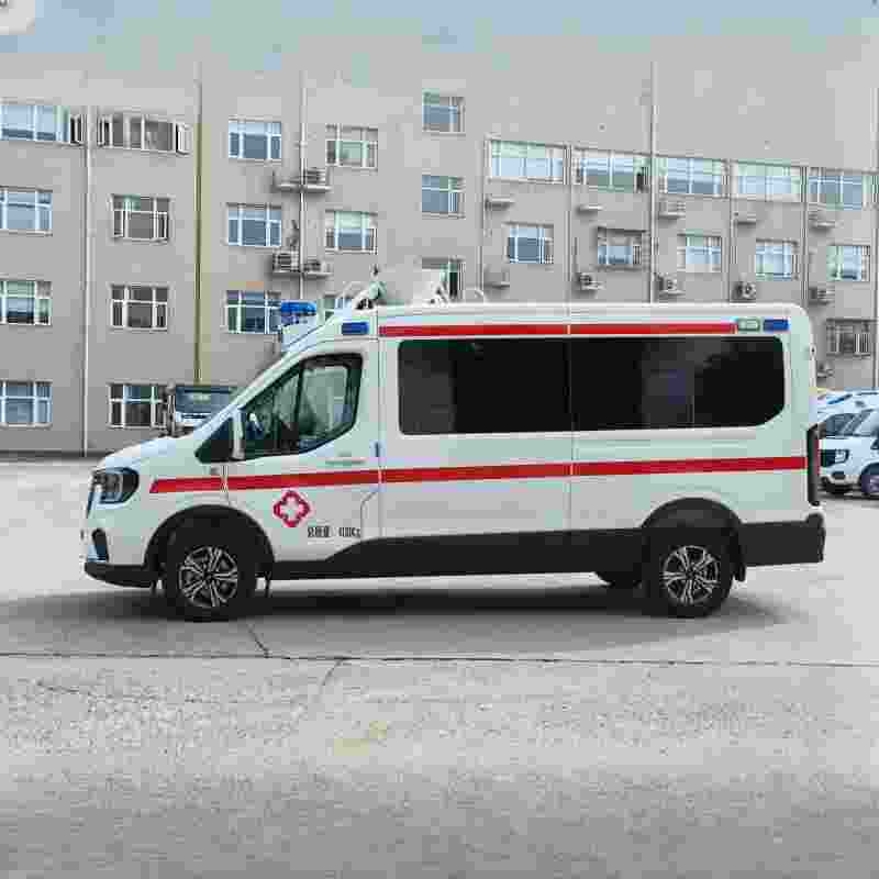 Ford Transit ambulance, ward-type ambulance van with basic living support