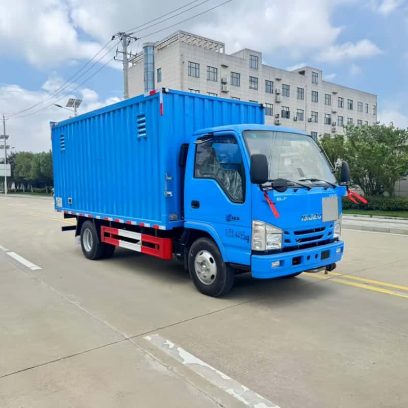 Isuzu flammable gas van transporter