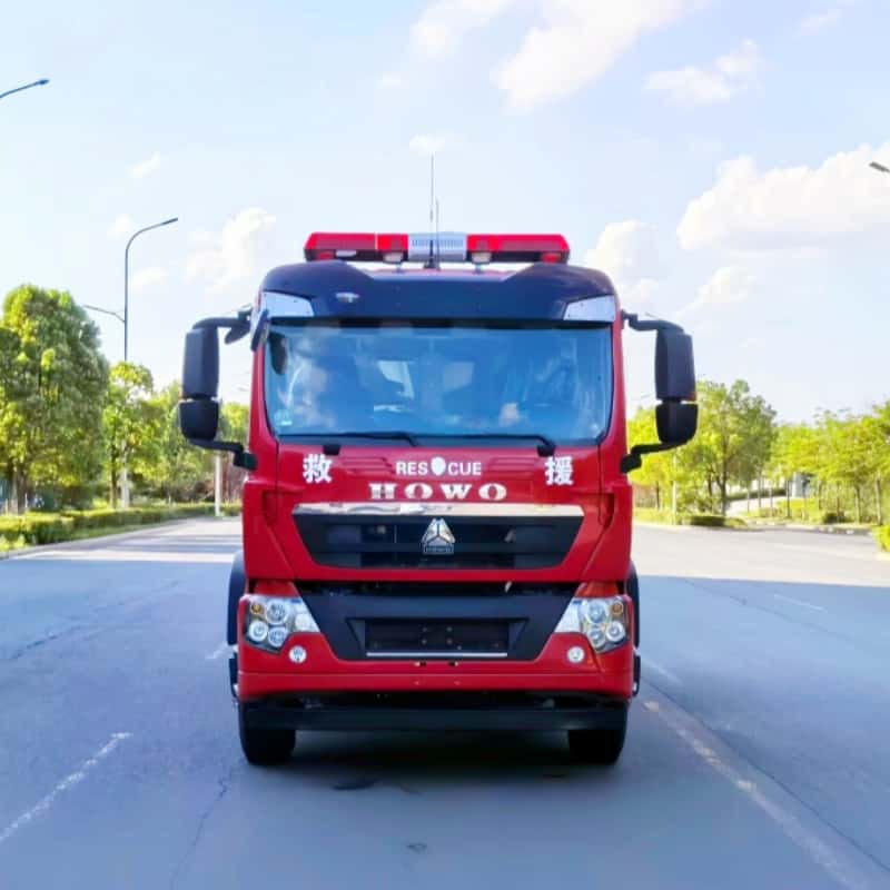 Sinotruk Howo 8-ton foam fire truck
