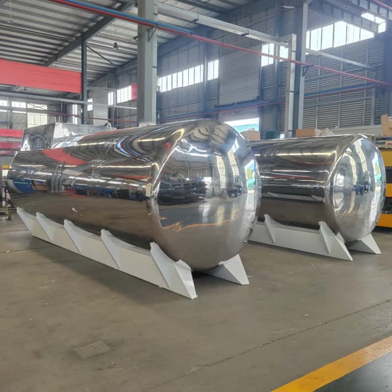 Mirror Polished Stainless Steel Water Tank Body for 4x2 Water Supply Truck