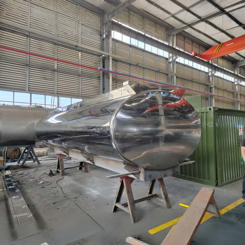 20,000L (20m³) Food-Grade Stainless Steel Water Tank Body