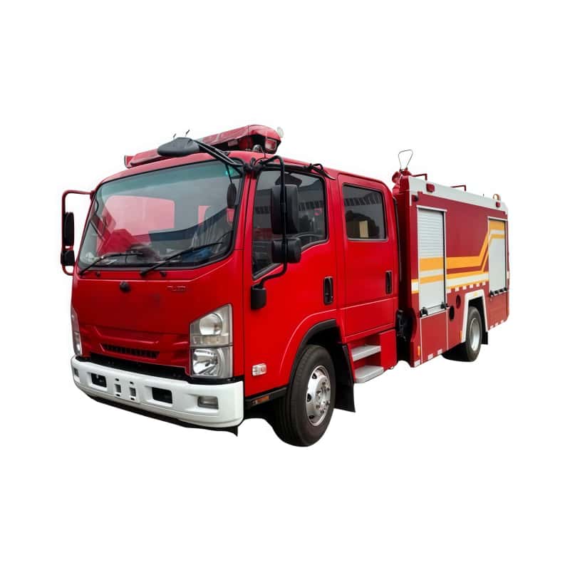 Isuzu 8-ton water tank fire truck
