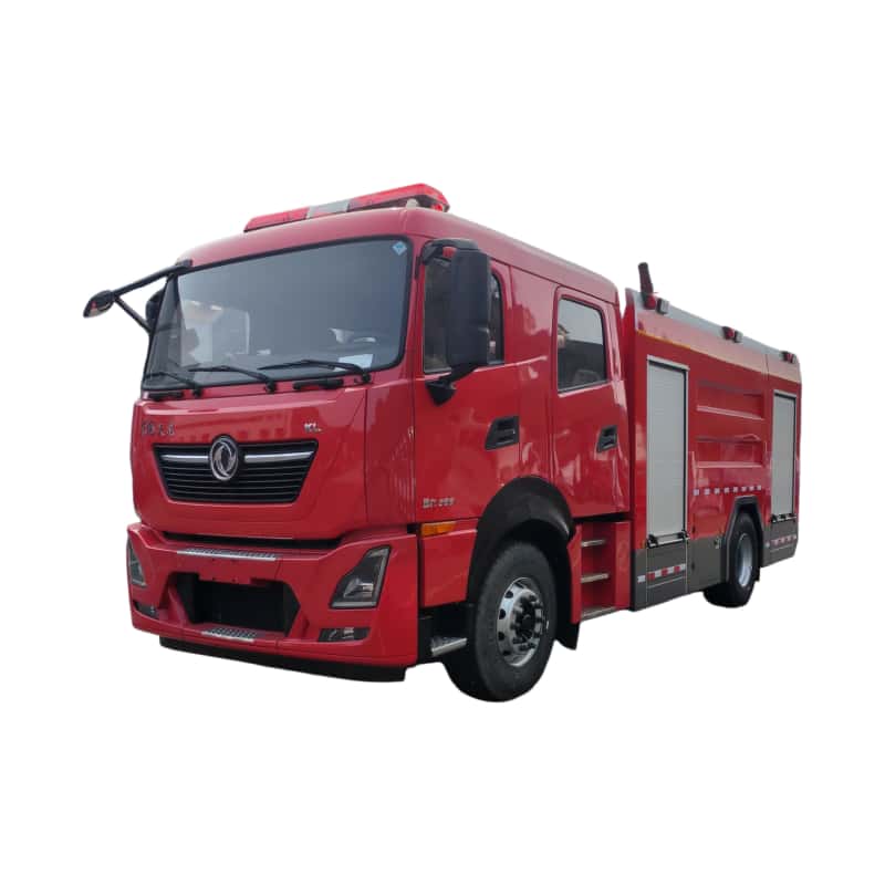 Dongfeng Double Cab Foam Fire Engine 8m³ Tank