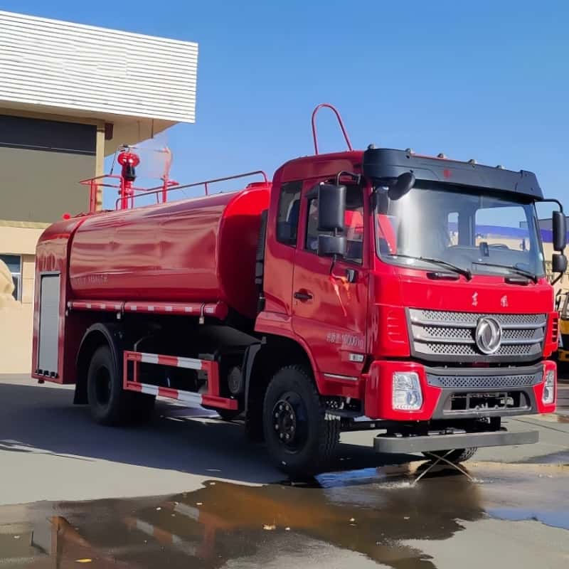 Dongfeng 12 Cubic Meters Fire Water Sprinkler Truck Fire Pump High Cannon 65 Meters