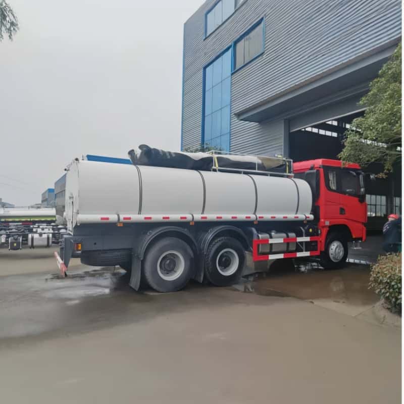 Shacman 6x4 20m³ Food-Grade Stainless Steel Water Supply Truck