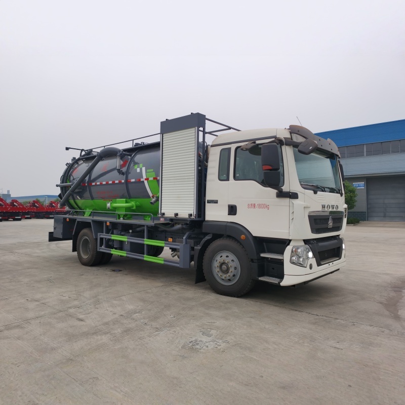 Sinotruk Howo 4x2 Cleaning and Suction Truck