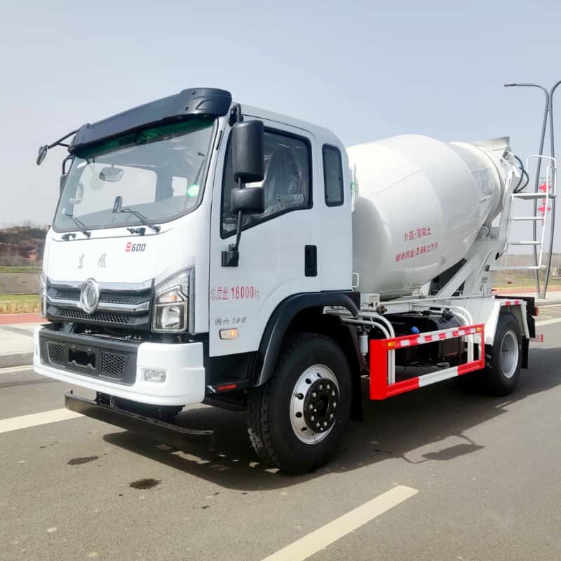 Dongfeng 4x2 4 Cubic Meter Concrete Mixer Truck