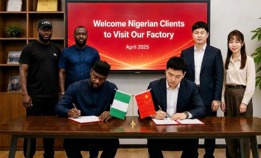 Nigerian Clients Visit Our Factory and Order 6 HOWO Dump Trucks
