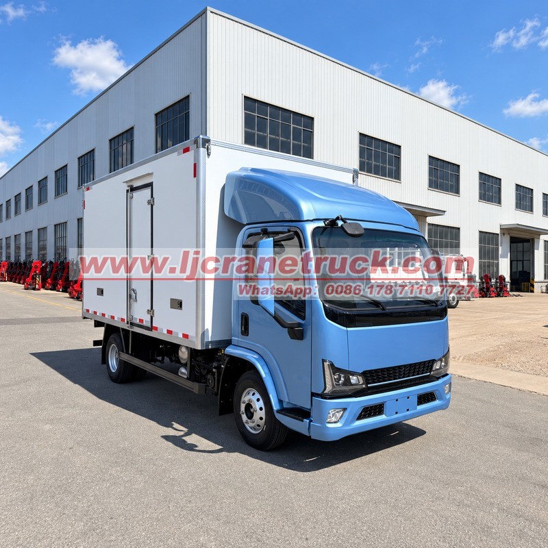 شاحنة مبردة كهربائية من طراز WEICHAI BLUE ENGINE بسعة 100.22 كيلوواط ساعة