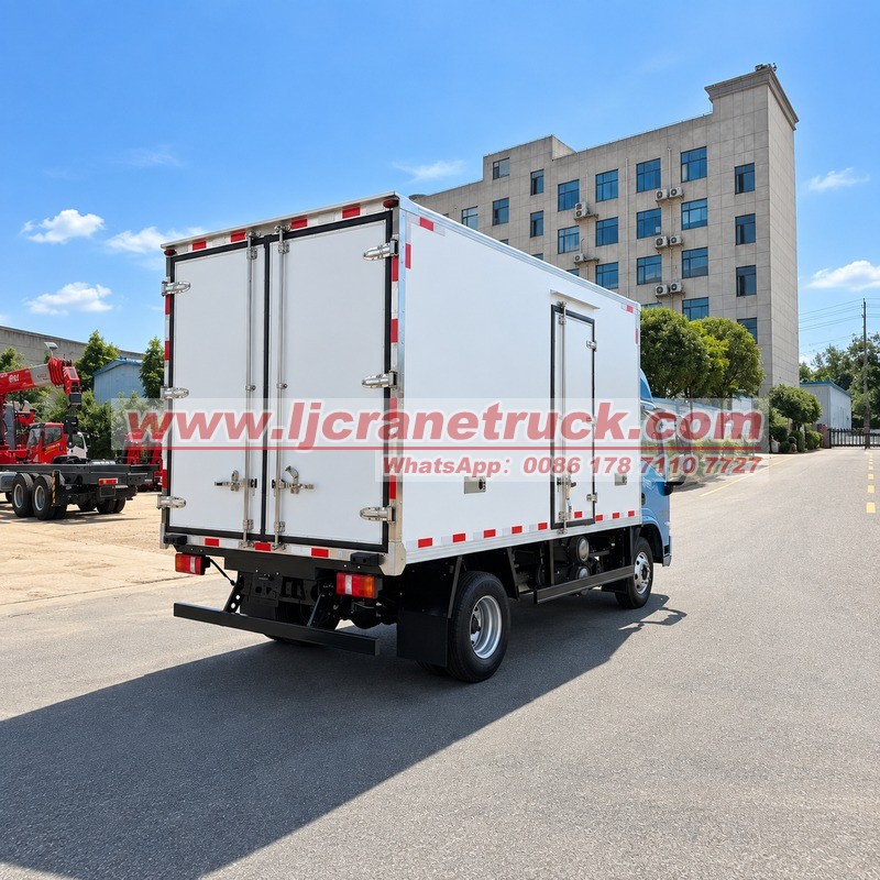 شاحنة مبردة كهربائية من طراز WEICHAI BLUE ENGINE بسعة 100.22 كيلوواط ساعة